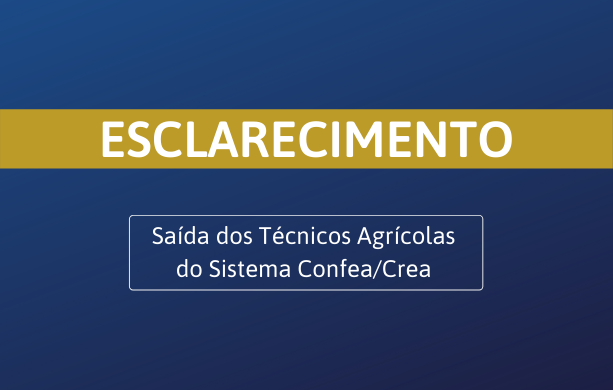 Nota De Esclarecimento Sa Da Dos T Cnicos Agr Colas Do Sistema Confea